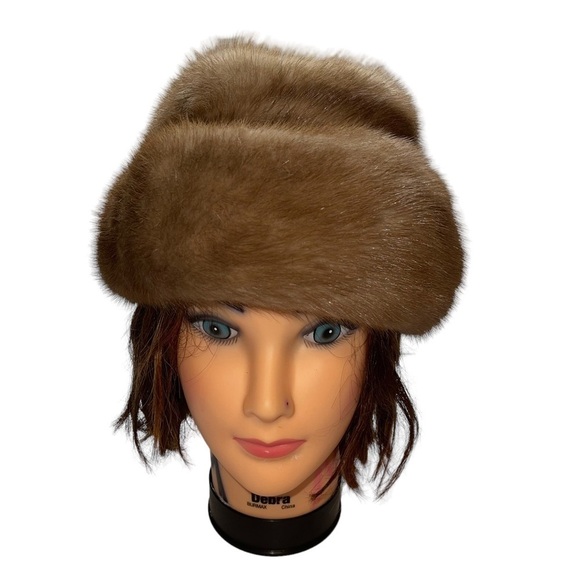 Vintage Real Mink Fur Women Hat main image 6